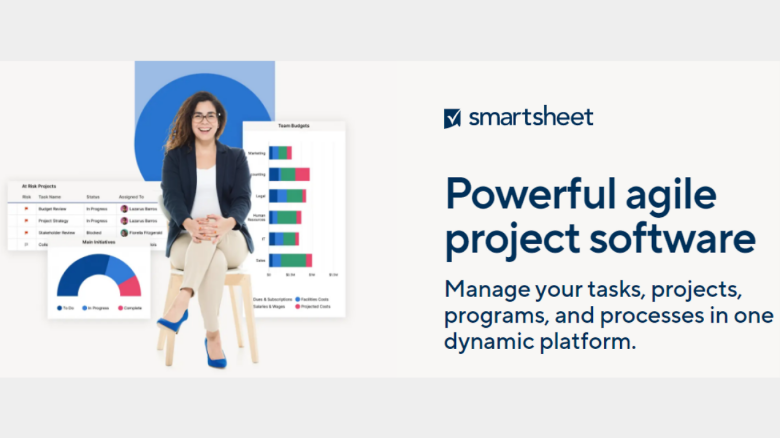 Le site Web de Smartsheet