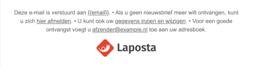Laposta’s verwijzing e-mails gratis account