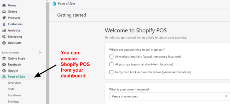 Shopify POS System