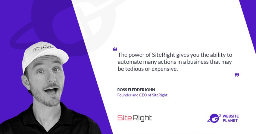 Build a website and manage your sales funnel with SiteRight