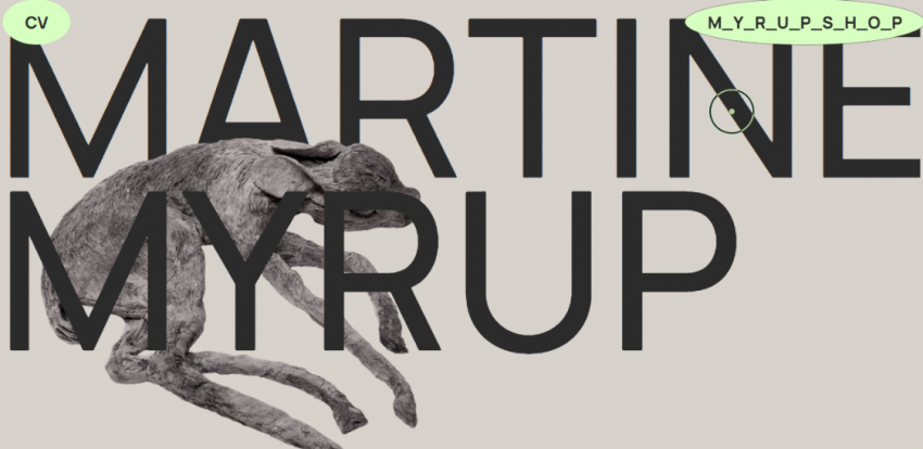 Martine Myrup Homepage