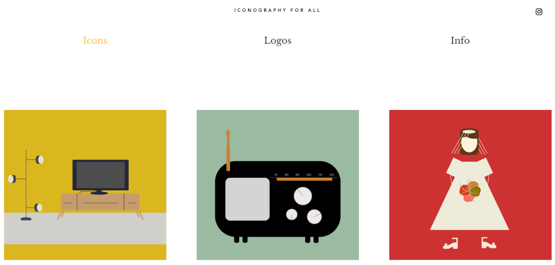 Iconography for All Homepage
