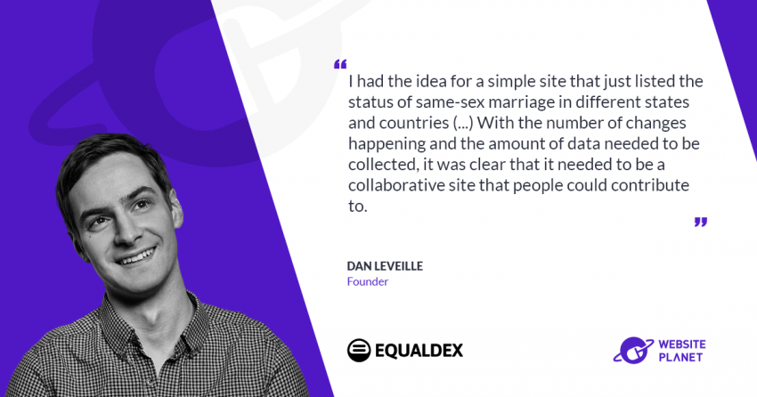 Challenges of a collaborative project and the Equality Index with Equaldex