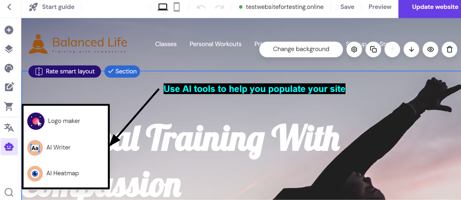 Hostinger Website Builder AI Tools