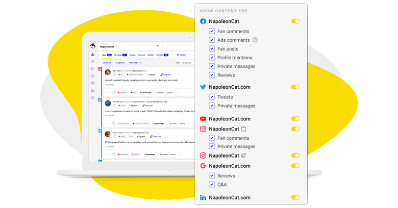 Social media engagement tool NapoleonCat