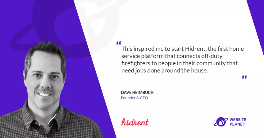 Hidrent – Connecting Qualified Off Duty Firefighters with Communities who Need Jobs Done