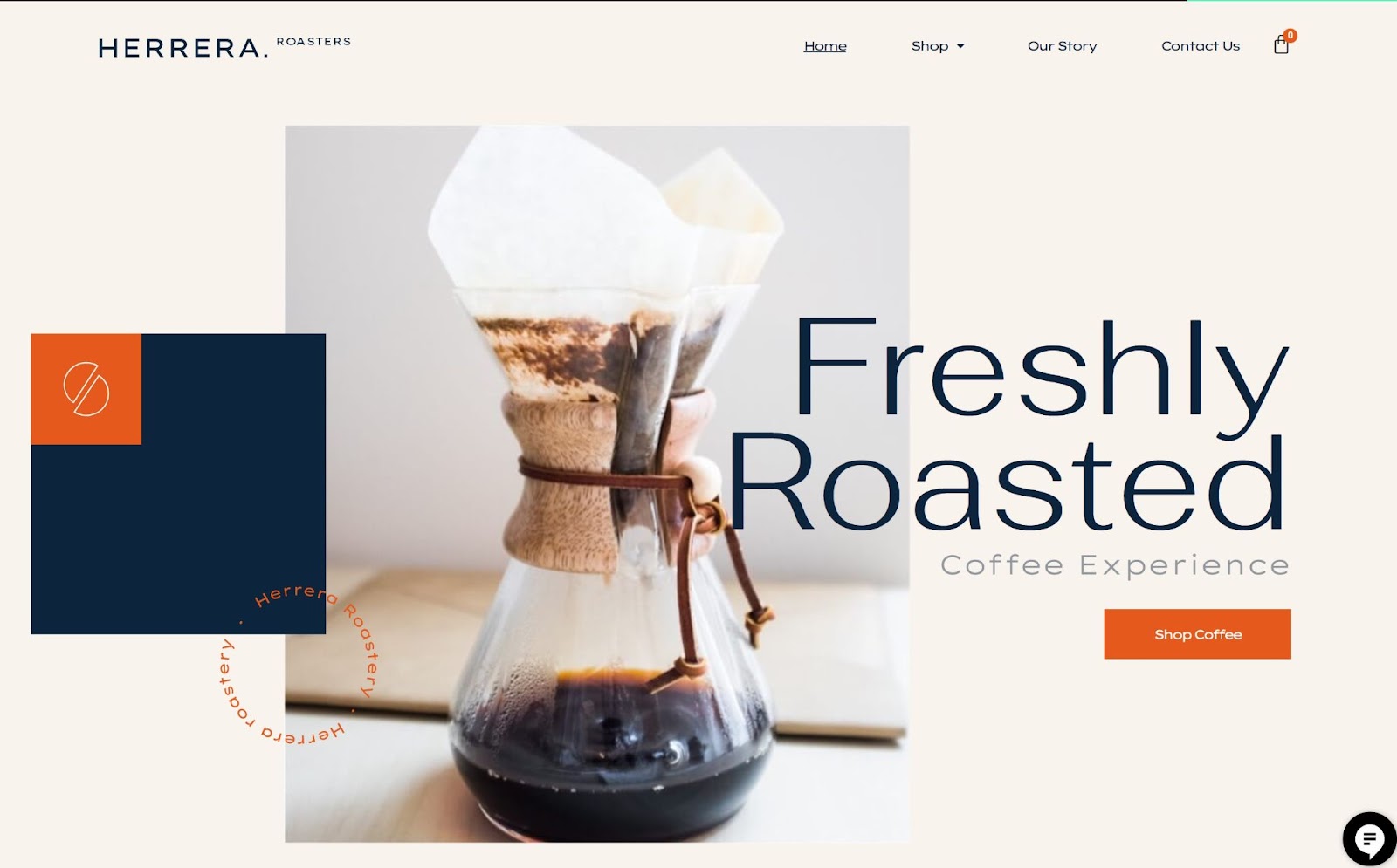 Elementor Online Coffee Shop Website Kit