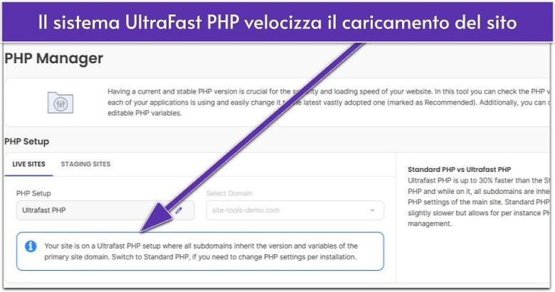 Il sistema UltraFast PHP velocizza il caricamento del sito