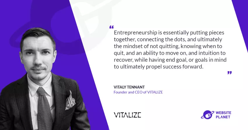 Innovation, Entrepreneurship, and Empowering Individuals to Take Control of Their Health with VITALIZE CEO, Vitaly Tennant | #vitalize