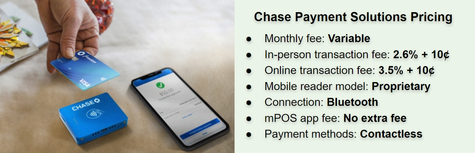 Chase Payment Solutions summary