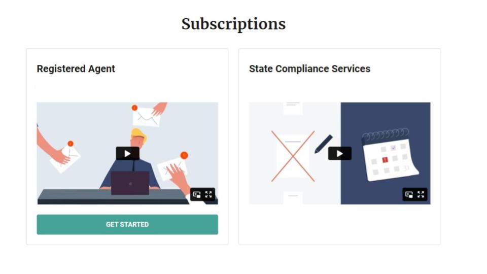 Subscription buttons on BetterLegal's website
