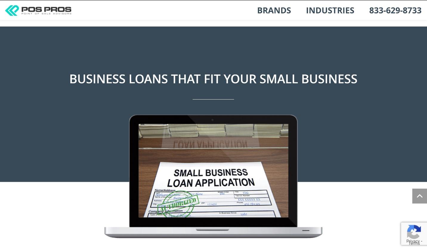 POS Pros small business loans.