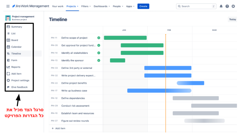 Jira Work Management Project Timeline