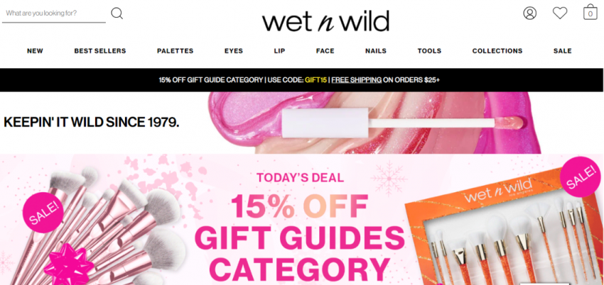 wet n wild Beauty Homepage