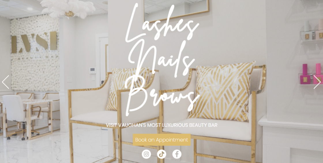 LVSH Beauty Bar Homepage