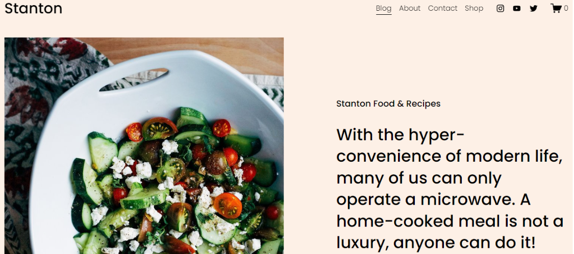 Squarespace Stanton Template