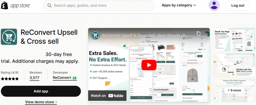 Shopify Upsell App