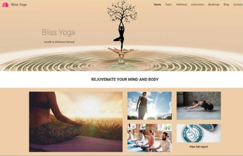 Steegle Bliss Yoga Template FG01