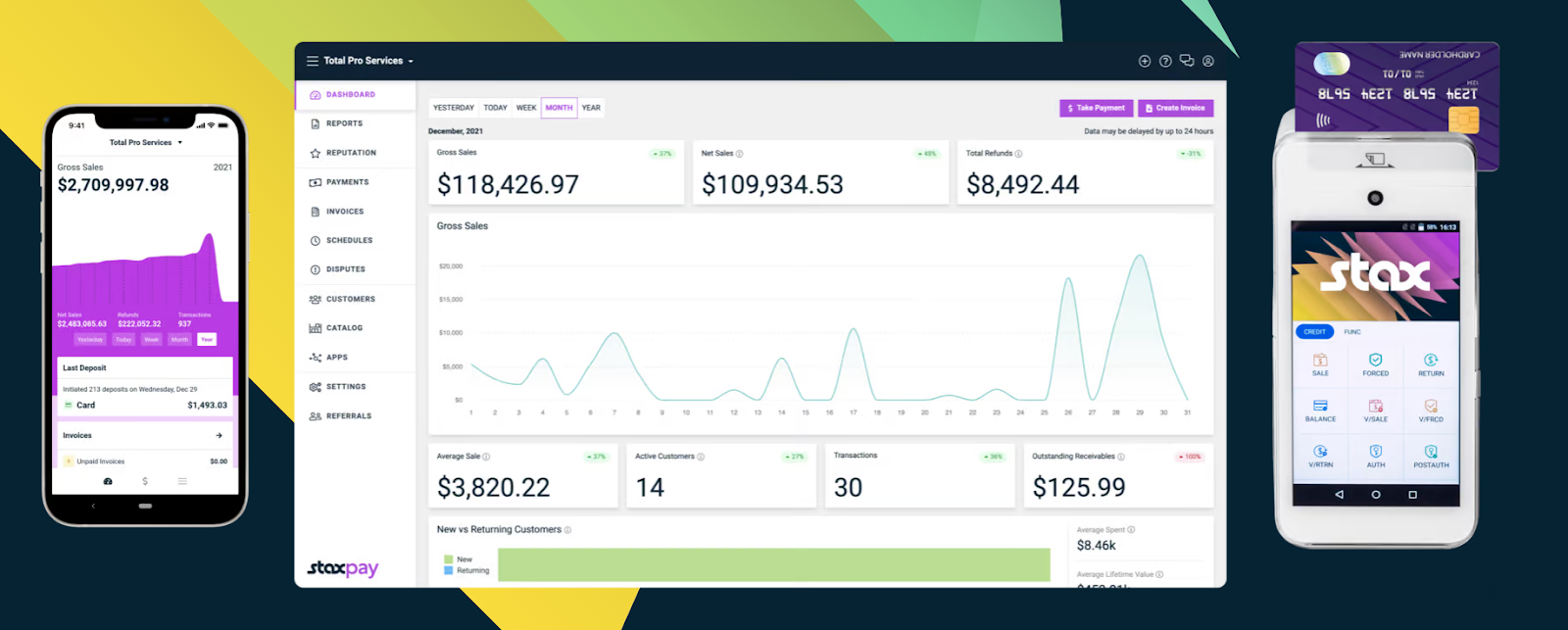 Stax's Dashboard and mobile app demo