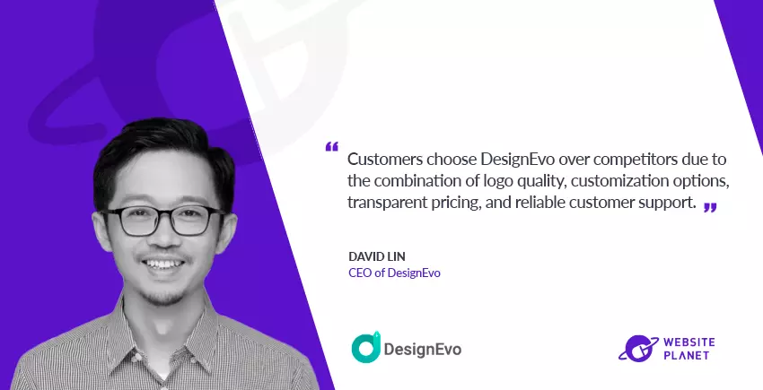 David Lin on Why 2.8M People Use DesignEvo Logo Maker