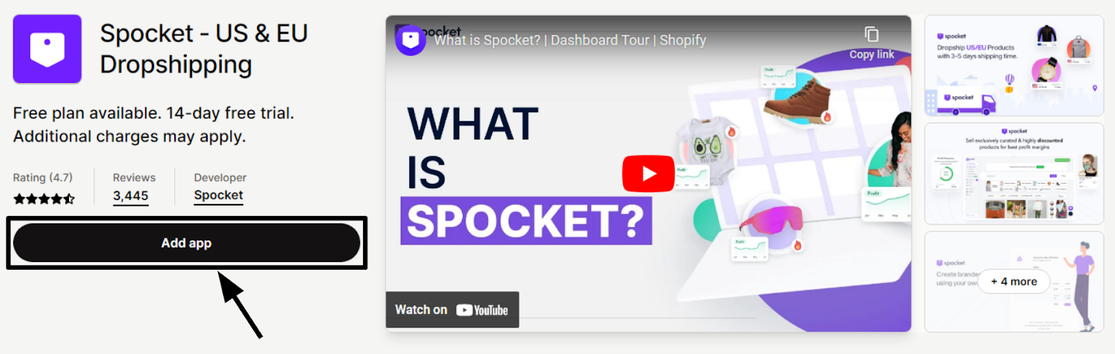 Spocket on Shopify 1