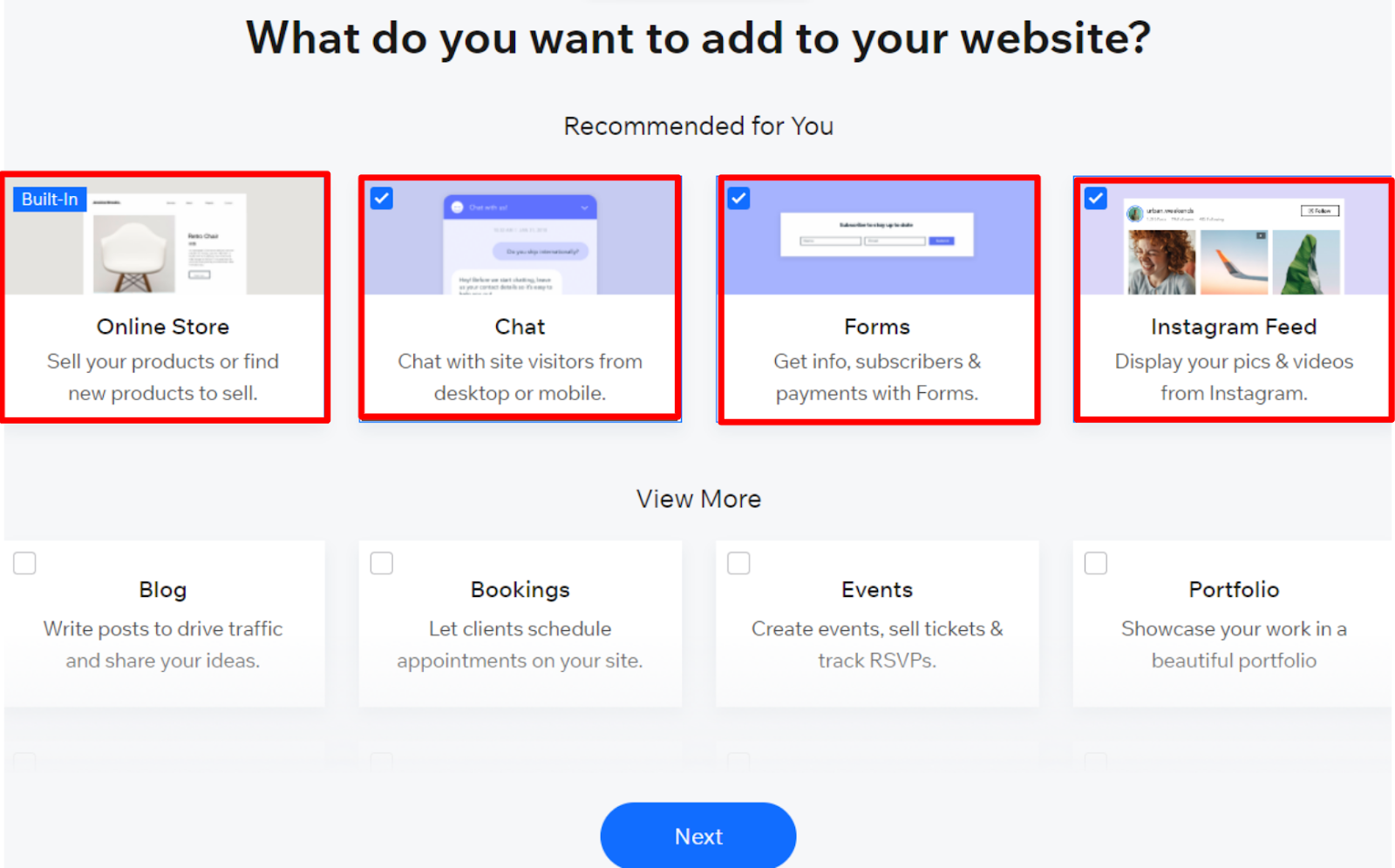 Wix website creation process