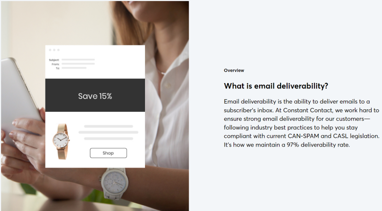 Constant Contact deliverability