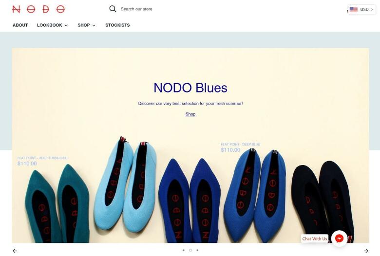 Shopify Nodo store