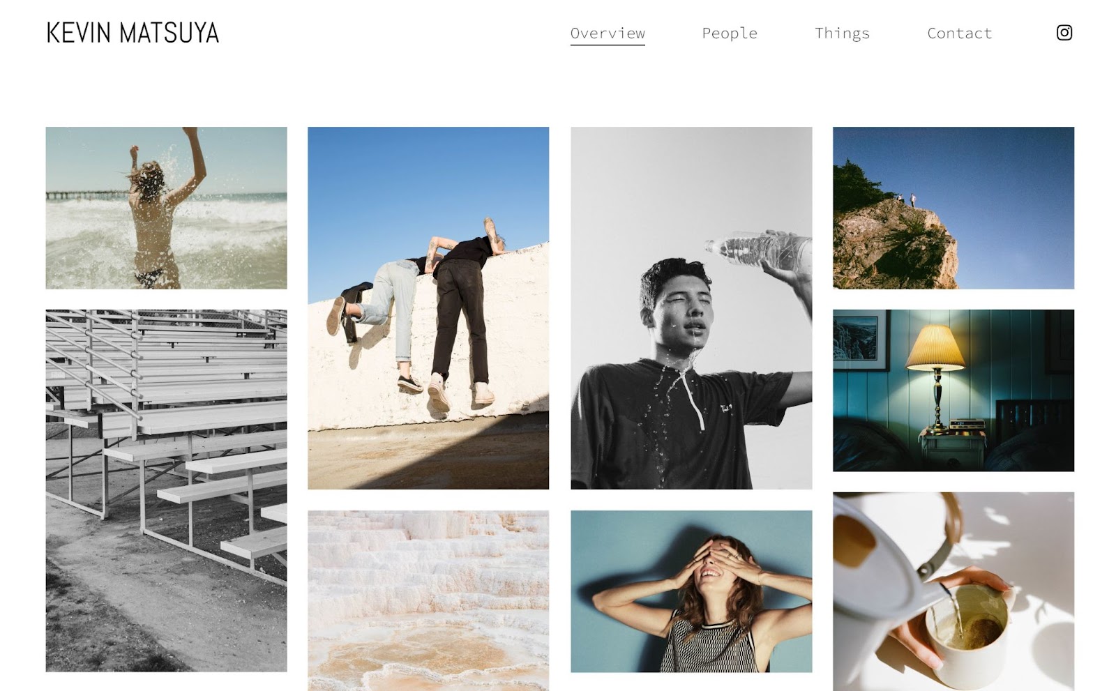 Squarespace Matsuya template.