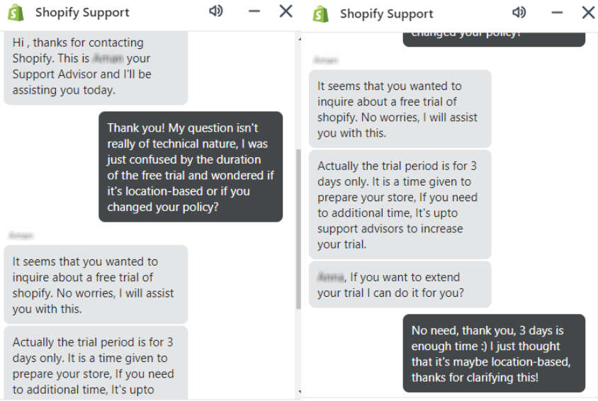 Shopify Live Chat Support