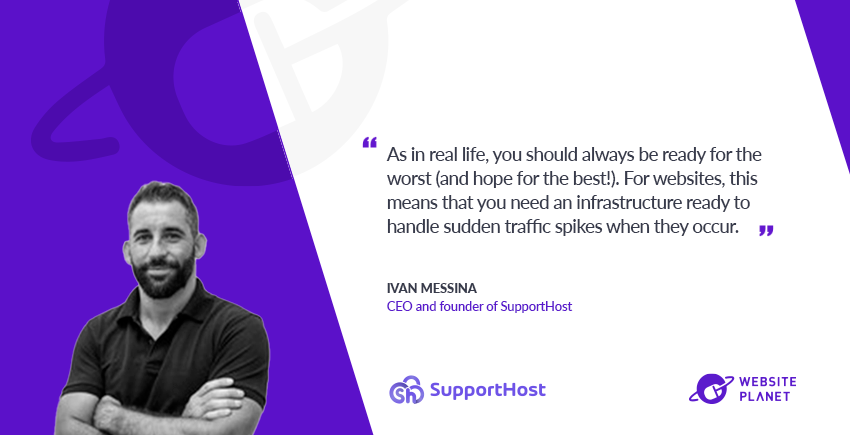 How To Prevent Website Crash During High Traffic: 7 Tips by SupportHost CEO Ivan Messina