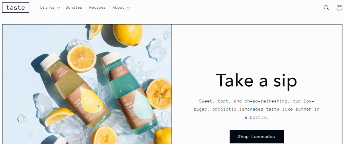 Shopify Taste Theme