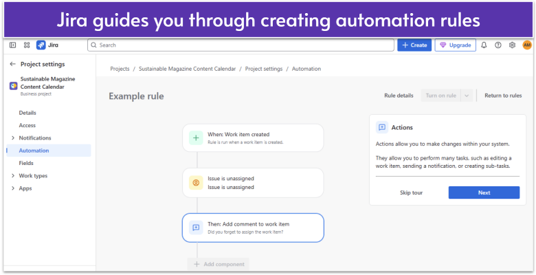 Jira guide on creating automation tools