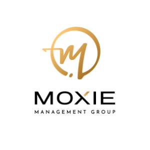 logo by HueblendStudios - an "m" monogram with a classic font in gold and an unfinished circle surrounding it, resembling a signature of sorts