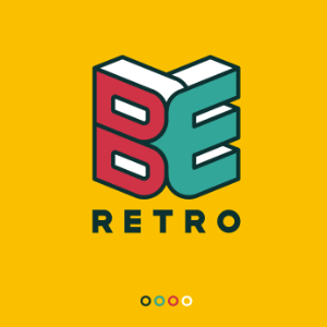 logo by Lazar Keleman - a playful 3D monogram with the letter B in red next to a capital E in green.
