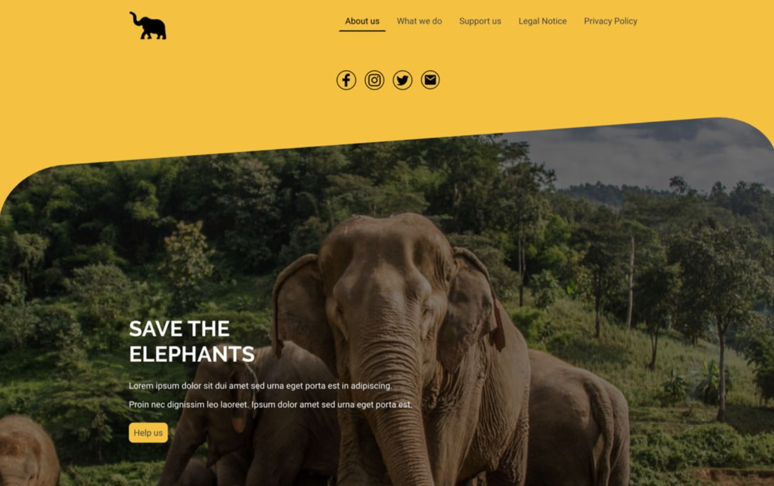 IONOS nonprofit wildlife template