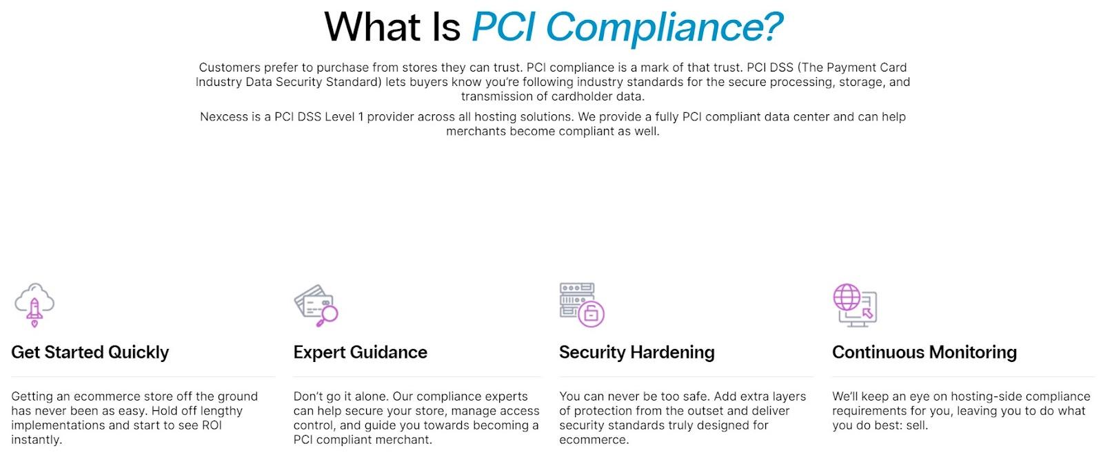 Nexcess' explanation of PCI compliance