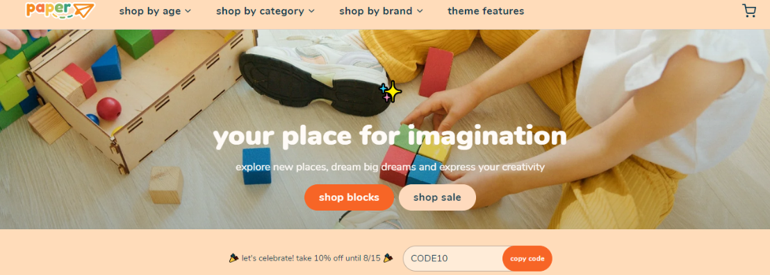 Shopify Paper Theme