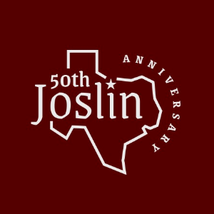 logo by Blueberriez - classic white font logo for Joslin Houston contractor, elements are surrounded by the city's map outline