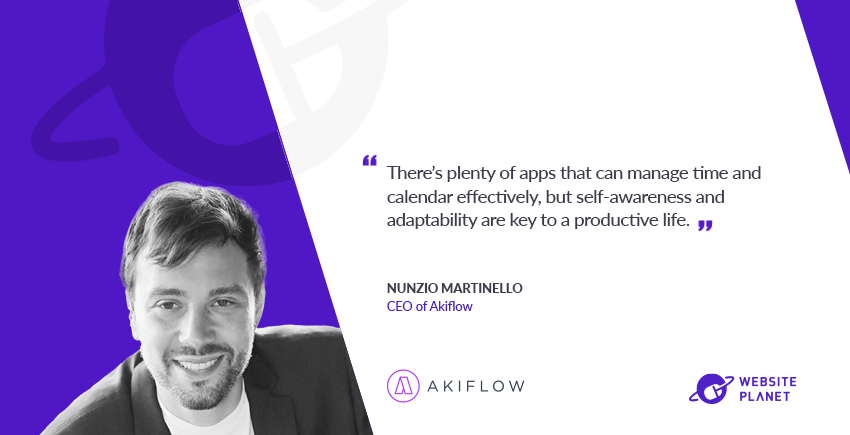 How Akiflow Saves You One Hour Per day: Q/A with CEO Nunzio Martinello