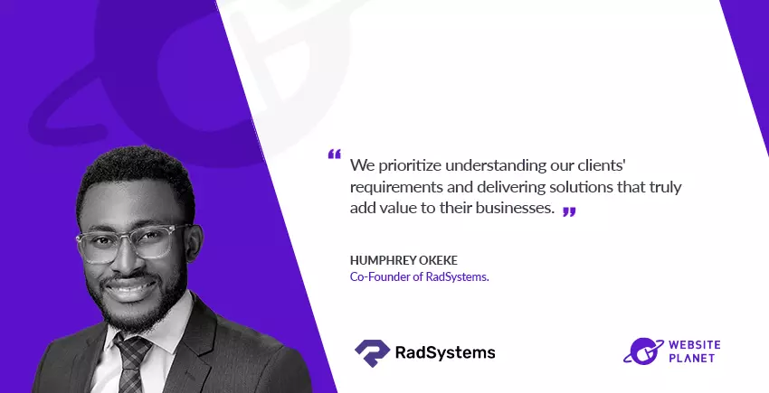 Why 10K App Developers Use RadSystems: Q/A with Co-Founder Humphrey Okeke