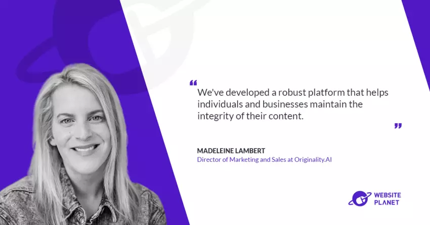 Unlocking the Power of AI Content Detection: An Interview with Madeleine Lambert, Director of Marketing and Sales at Originality.AI