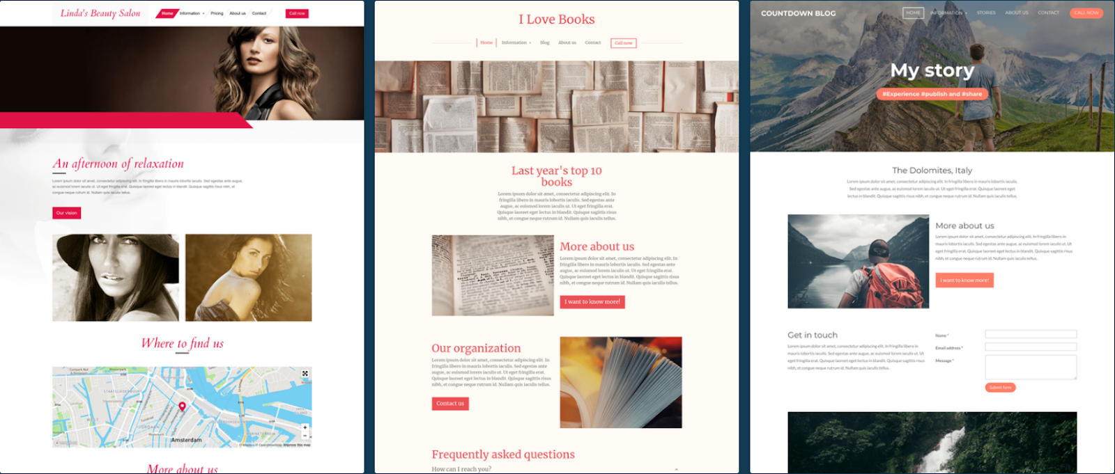 Webador Templates