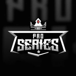 logo by Abdul Nafeh - Black and silver logo of Pro Series with a sharp, metal-y font
