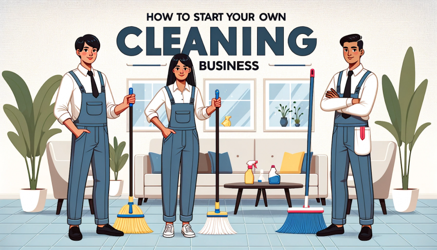 How To Start a Cleaning Business: Sweep Up Profits in 2024