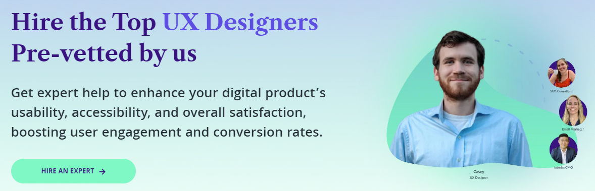 GrowTal UX designer service page