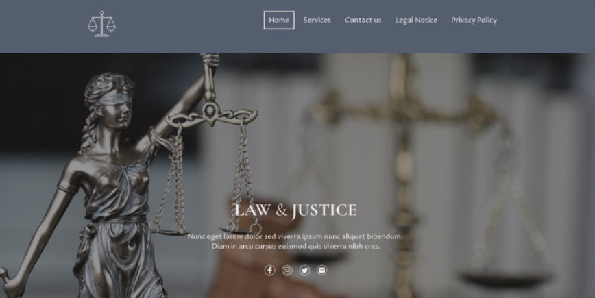 IONOS Law Firm Template