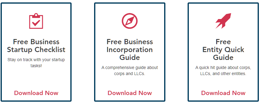 some of Incorporate.com's free downloads