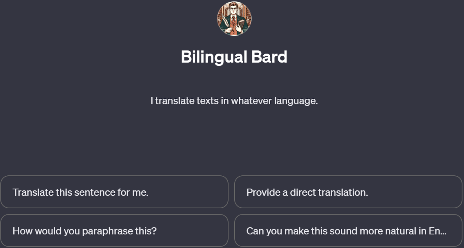 Bilingual Bard GPT