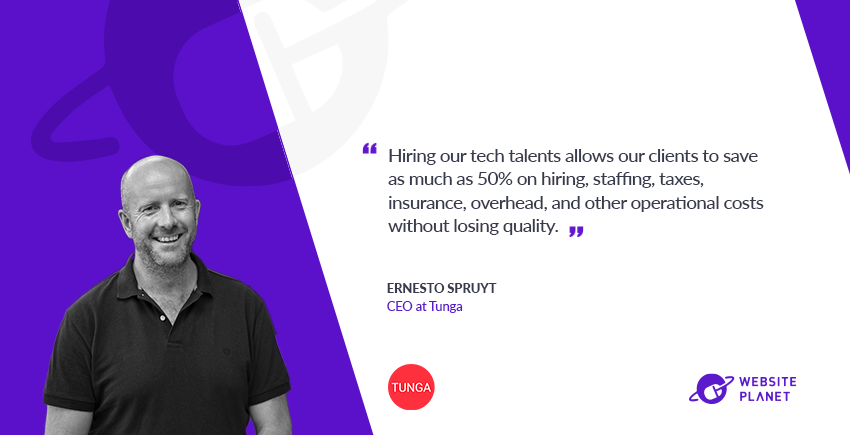 How Tunga Saves 50% On HR Costs for 250+ Clients: Q/A with CEO Ernesto Spruyt